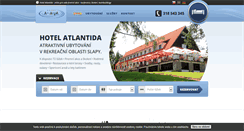 Desktop Screenshot of hotelatlantida.cz